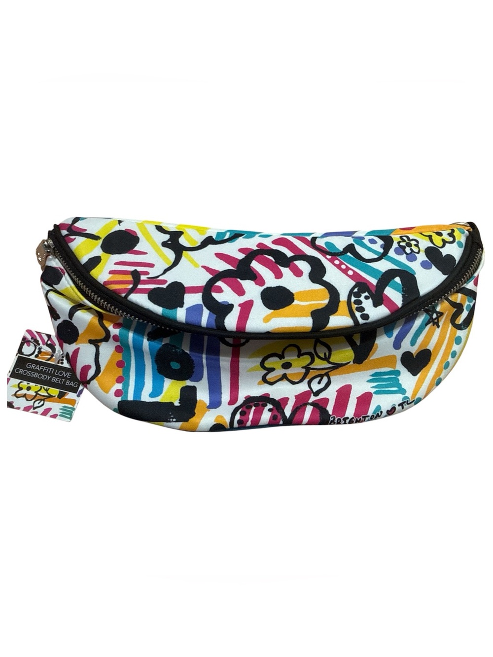 Brighton Graffiti Love Crossbody Belt Bag